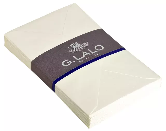 Een Envelop G.Lalo bank C6 114x162mm gegomd gevergeerd wit pak à 25 stuks koop je bij L&N Partners voor Partners B.V.