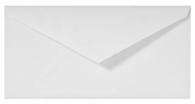 Een Envelop G.Lalo bank DL 110x220mm gegomd gevergeerd wit pak à 25 stuks koop je bij KantoorProfi België BV