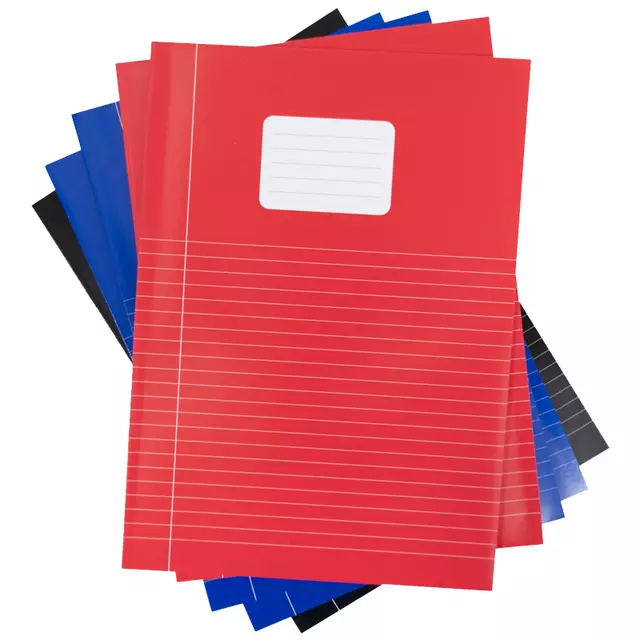 Een Schrift Verhaak Basic A4 lijn 80 pagina's 60gr pak à 5 stuks koop je bij EconOffice