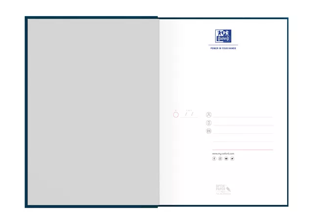 Een Notitieboek Oxford Office Essentials A5 96vel lijn assorti koop je bij Van Leeuwen Boeken- en kantoorartikelen