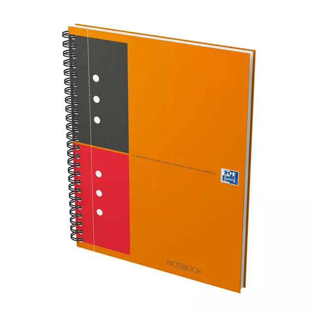 Een Spiraalblok Oxford International Notebook A5+ lijn koop je bij KantoorProfi België BV