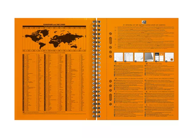 Een Spiraalblok Oxford International Notebook A5+ lijn koop je bij EconOffice
