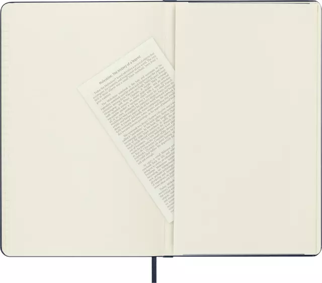Een Notitieboek Moleskine large 210X130mm lijn hard cover sapphire blue koop je bij Totaal Kantoor Goeree