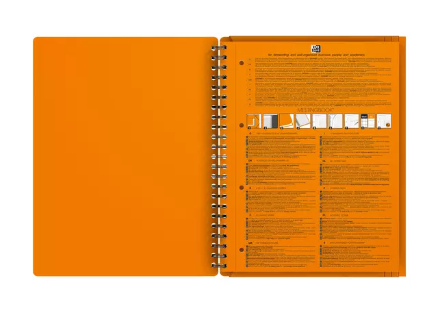 Een Spiraalblok Oxford International Meetingbook A4+ lijn koop je bij Van Leeuwen Boeken- en kantoorartikelen