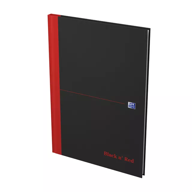 Een Notitieboek Oxford Black n' Red A4 96vel lijn koop je bij Van Leeuwen Boeken- en kantoorartikelen