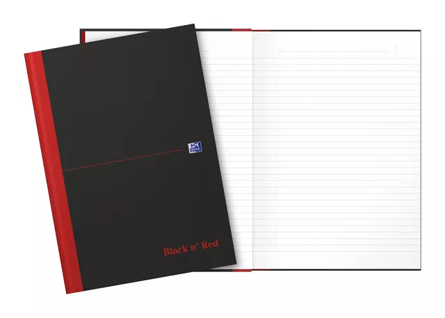 Een Notitieboek Oxford Black n' Red A4 96vel lijn koop je bij L&N Partners voor Partners B.V.