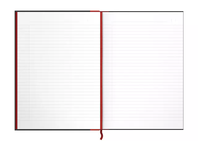 Een Notitieboek Oxford Black n' Red A4 96vel lijn koop je bij EconOffice