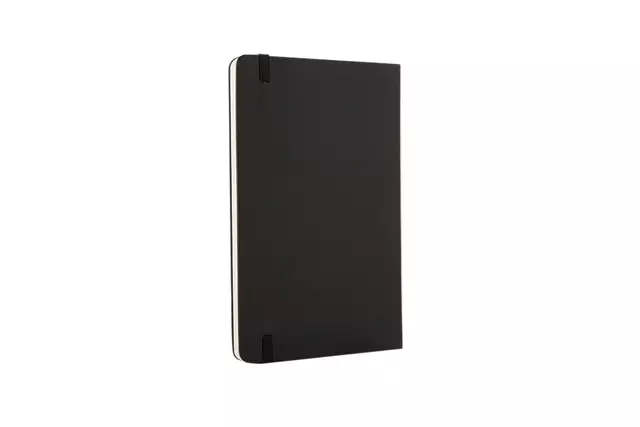 Notitieboek Moleskine pocket 90x140mm blanco hard cover zwart