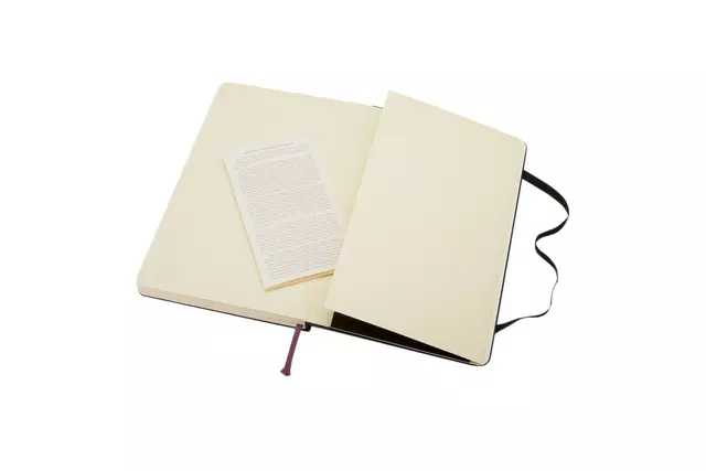 Een Notitieboek Moleskine pocket 90x140mm blanco hard cover zwart koop je bij EconOffice