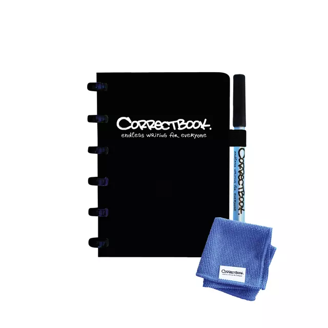 Een Notitieboek Correctbook A6 blanco 40blz ink black koop je bij L&N Partners voor Partners B.V.