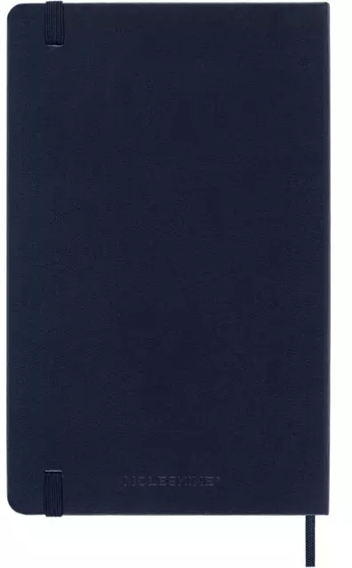 Een Notitieboek Moleskine large 130x210mm blanco hard cover sapphire blue koop je bij EconOffice