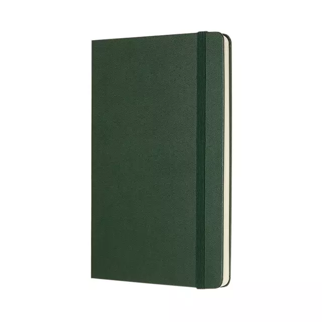 Een Notitieboek Moleskine large 130x210mm blanco hard cover myrtle green koop je bij Van Leeuwen Boeken- en kantoorartikelen