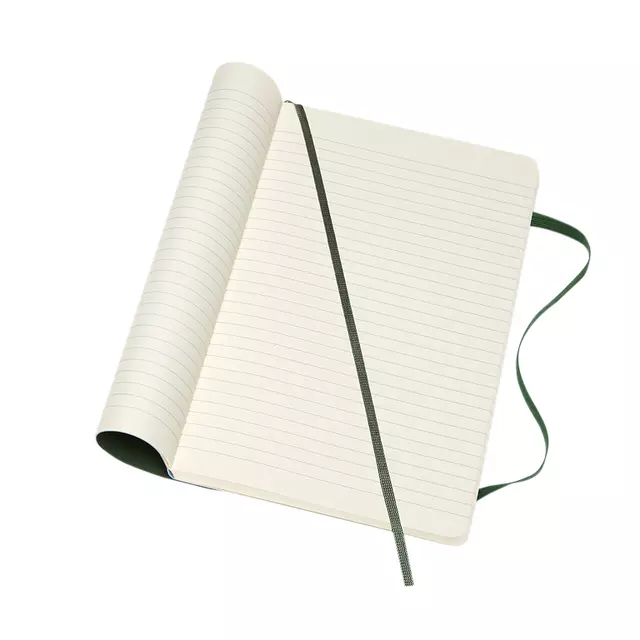 Een Notitieboek Moleskine large 130x210mm lijn soft cover myrtle green koop je bij KantoorProfi België BV