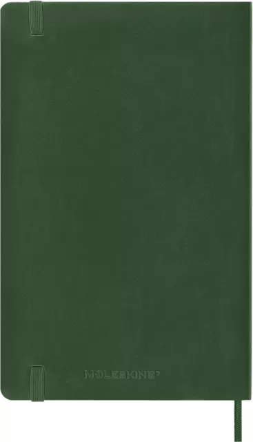 Een Notitieboek Moleskine large 130x210mm blanco soft cover myrtle green koop je bij L&N Partners voor Partners B.V.