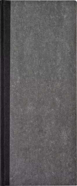 Een Notitieboek 135x330mm lijn 192blz 70gr grijs gewolkt koop je bij KantoorProfi België BV