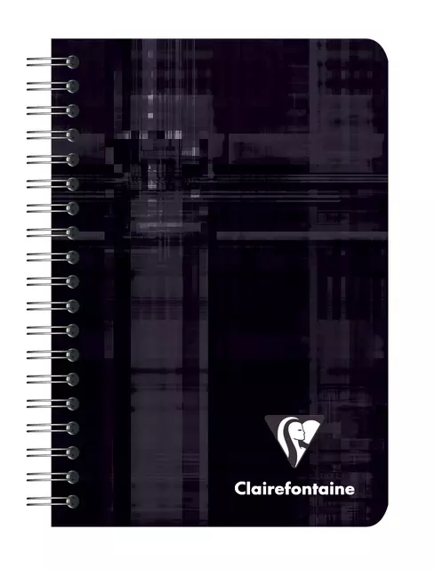 Een Notitieboek Clairefontaine 95x140mm spiraal lijn assorti koop je bij Van Leeuwen Boeken- en kantoorartikelen