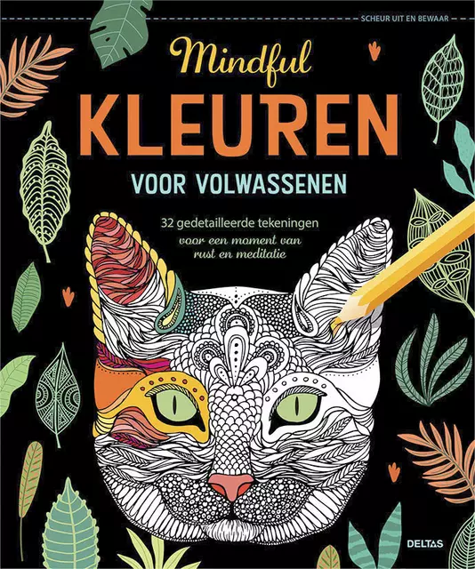 Een Kleurboek Deltas Mindful kleuren voor volwassenen koop je bij Goedkope Kantoorbenodigdheden