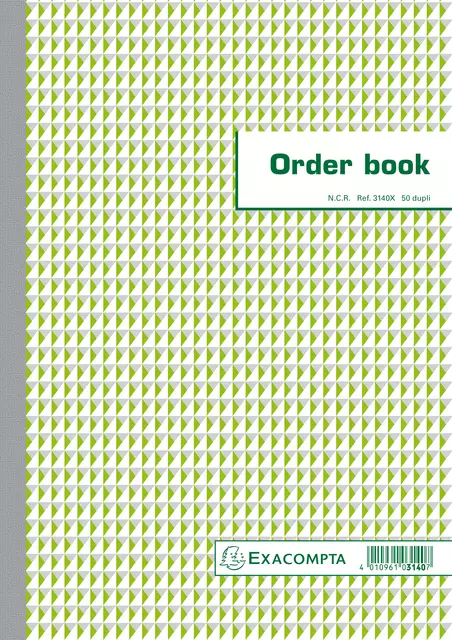 Een Orderboek Exacompta 297x210mm 50x2vel koop je bij Van Leeuwen Boeken- en kantoorartikelen