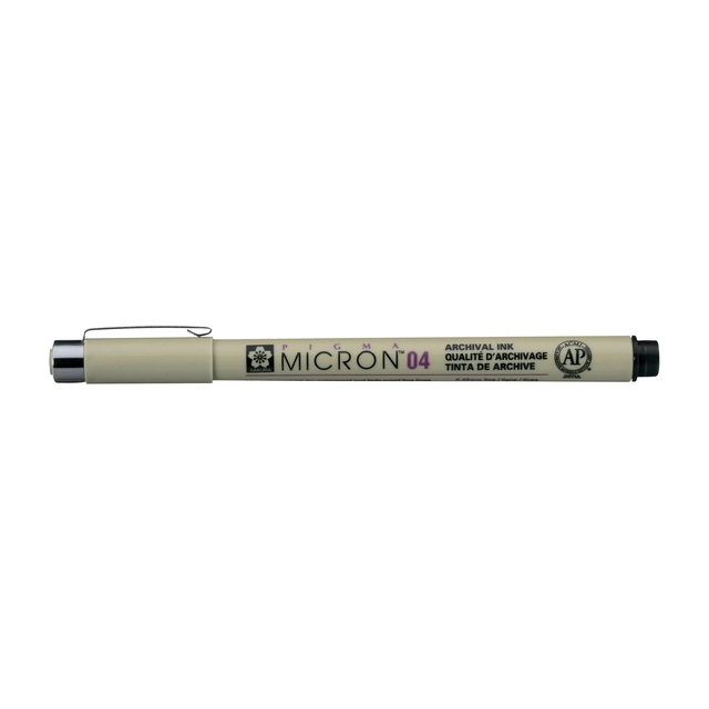 Een Fineliner Sakura Pigma Micron 04 0.4mm zwart koop je bij EconOffice