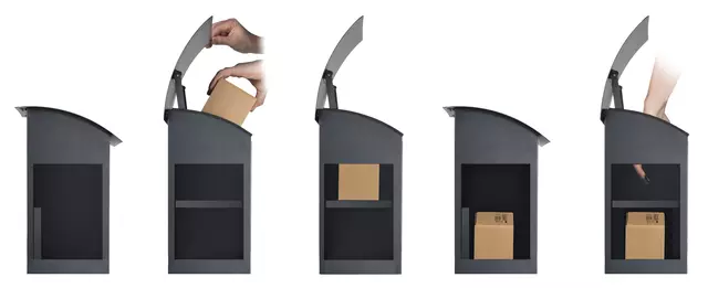Een Dropbox Malmo voor postpaketten koop je bij Van Leeuwen Boeken- en kantoorartikelen