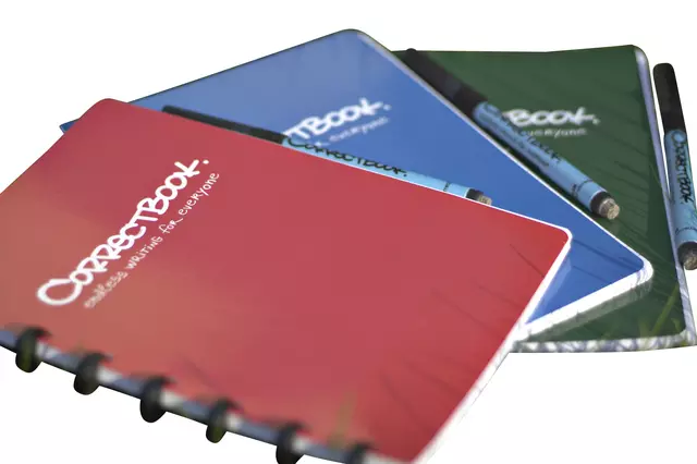 Een Notitieboek Correctbook A5 lijn 40blz horizon red koop je bij EconOffice
