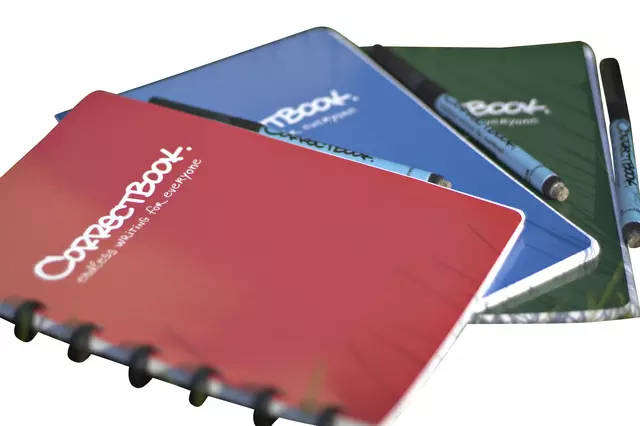 Buy your Notebook Correctbook A5 line 40 pages horizon red at QuickOffice BV