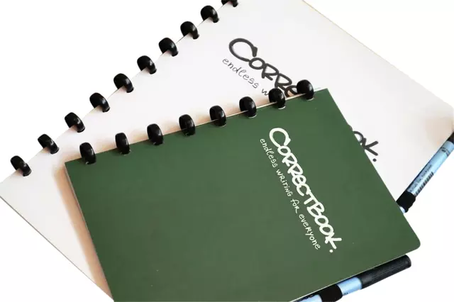 Een Notitieboek Correctbook A5 lijn 40blz forest green koop je bij EconOffice