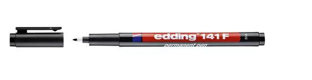 Viltstift edding 141 rond 0.6mm zwart