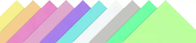 Een Foam Folia 20x29cm pastel 10 kleuren koop je bij EconOffice