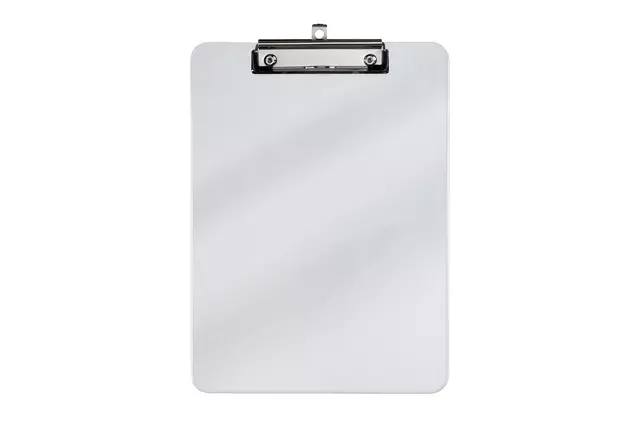 Een Klembord MAUL A4 staand PS transparant koop je bij Goedkope Kantoorbenodigdheden