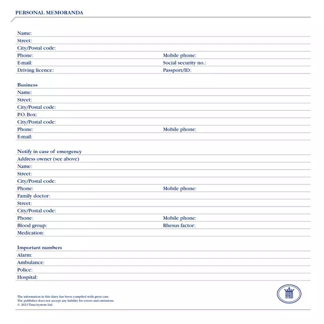 Een Agenda 2025 Ryam Carré Mundior 7dagen/2pagina's zwart koop je bij KantoorProfi België BV