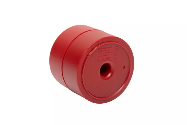 Een Papercliphouder MAUL Pro Ø73mmx60mm rood koop je bij Van Leeuwen Boeken- en kantoorartikelen