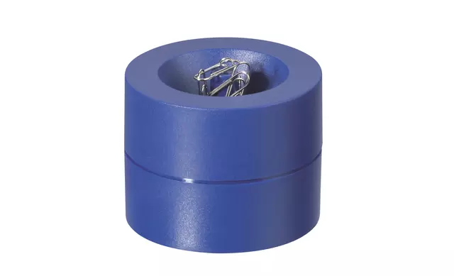 Een Papercliphouder MAUL Pro Ø73mmx60mm blauw koop je bij Goedkope Kantoorbenodigdheden