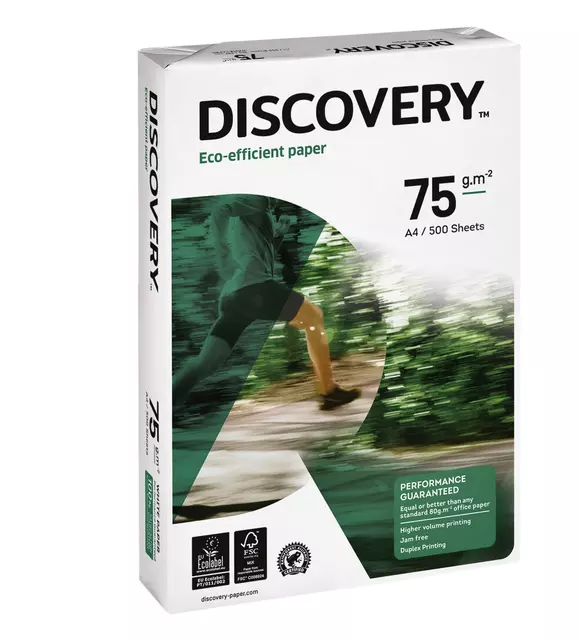Een Kopieerpapier Discovery A4 75gr wit 500vel koop je bij L&N Partners voor Partners B.V.