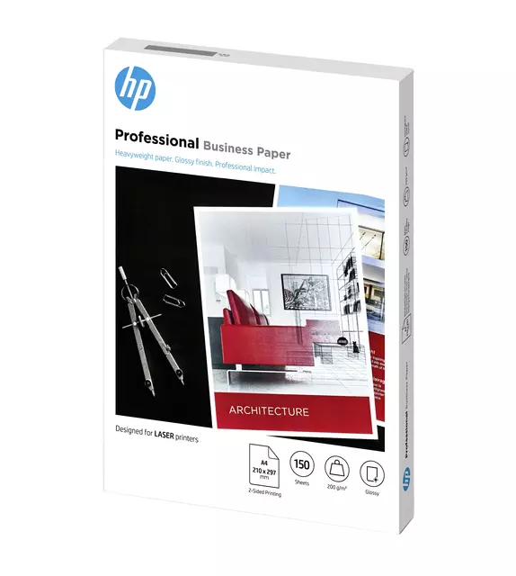 Een Fotopapier laser HP 7MV83A 200gr A4 glans wit 150vel koop je bij EconOffice