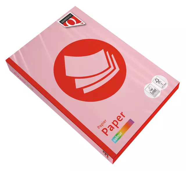 Een KOPIEERPAPIER QUANTORE COLOUR A4 80GR ROZE koop je bij Kantoorvakhandel van der Heijde