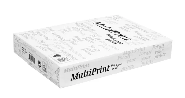 Een Kopieerpapier Multiprint A4 75gr wit 500vel koop je bij Totaal Kantoor Goeree