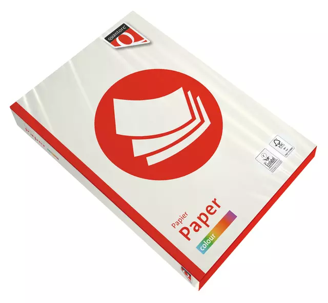 Een Kopieerpapier Quantore Colour A4 80gr roomwit 500 vel koop je bij Unimark Office B.V.