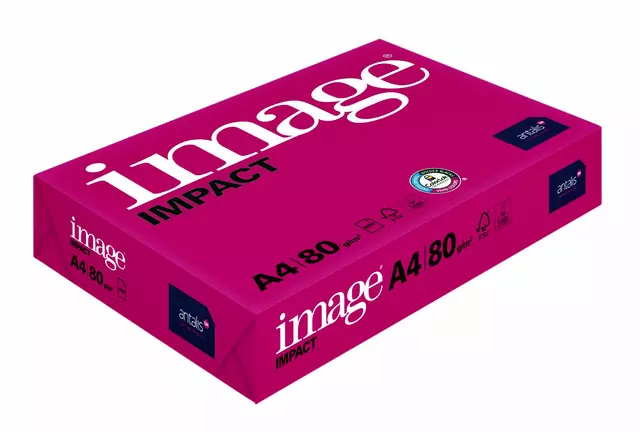 Een Kopieerpapier Image Impact A4 80gr wit 500vel koop je bij MV Kantoortechniek B.V.