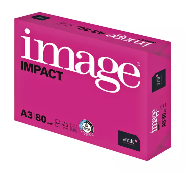 Een Kopieerpapier Image Impact A3 80gr wit 500vel koop je bij KantoorProfi België BV