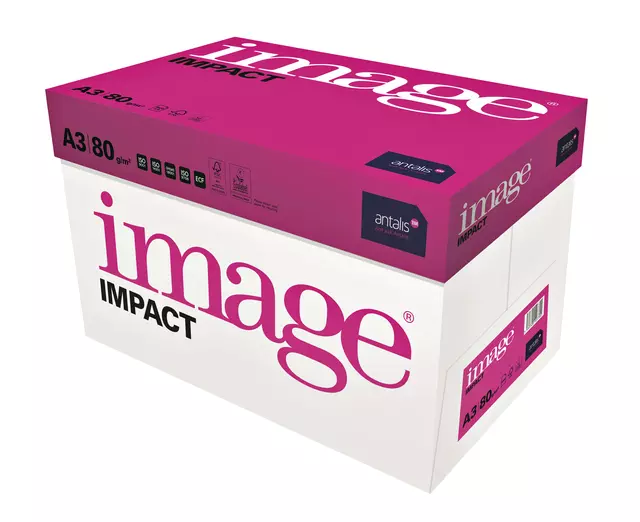Een Kopieerpapier Image Impact A3 80gr wit 500vel koop je bij KantoorProfi België BV
