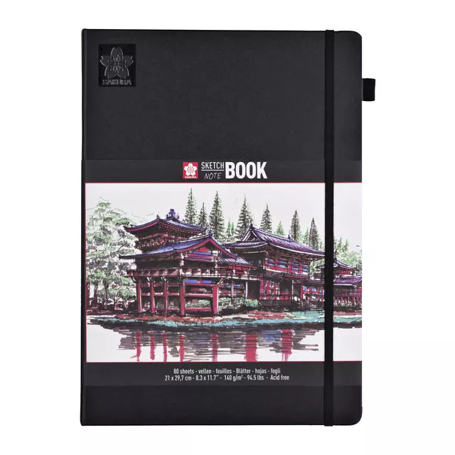 Een Schets-notitieboek Sakura A4 140gr 80vel wit koop je bij L&N Partners voor Partners B.V.