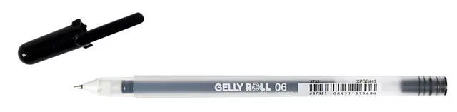Een Gelschrijver Sakura Gelly Roll Basic 06 0.3mm zwart koop je bij Van Hoye Kantoor BV