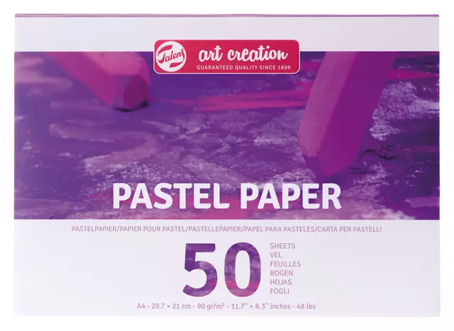 Een Talens Art Creation pastel papier A4 50vel 90gr koop je bij KantoorProfi België BV