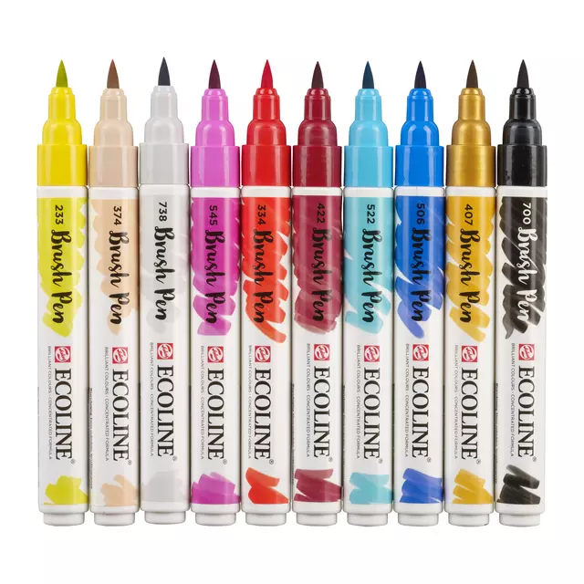 Een Ecoline Brush Pen set 10 Fashion koop je bij EconOffice