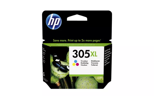 Een Inktcartridge HP 3YM63AE 305XL 3 kleuren koop je bij Totaal Kantoor Goeree