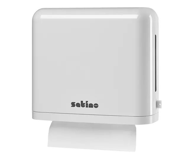 Een Handdoekdispenser Satino PT2 klein wit 331030 koop je bij EconOffice