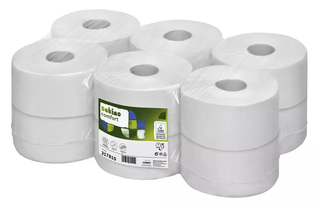Een Toiletpapier Satino Comfort JT1 2-laags 180m wit 317810 koop je bij EconOffice