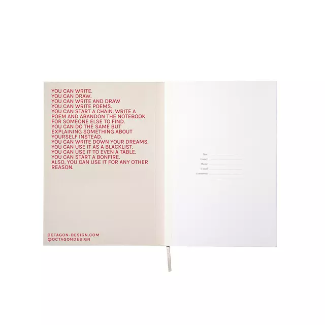 Een Notitieboek Octàgon DRAMA A5 135x200mm dots crème koop je bij Totaal Kantoor Goeree