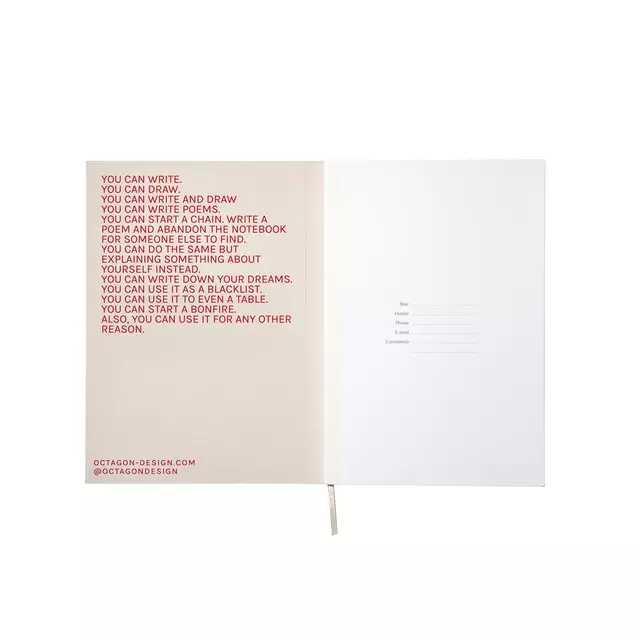 Buy your Notebook Octàgon DRAMA A5 135x200mm dots cream at QuickOffice BV